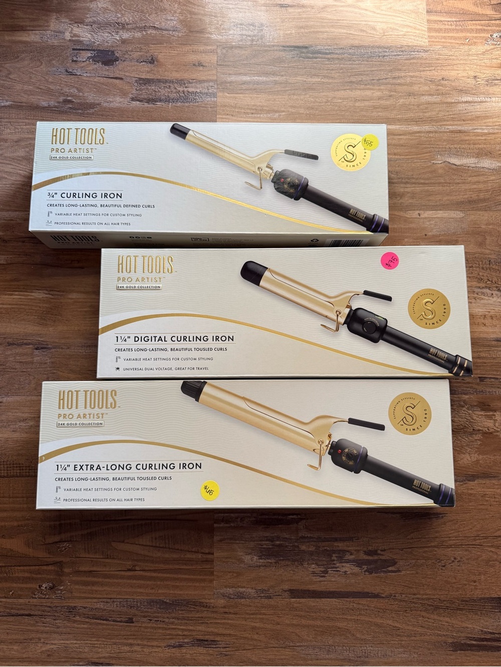Hot Tools Pro Artist 1¼" Gold Curling Iron - Gold and Black